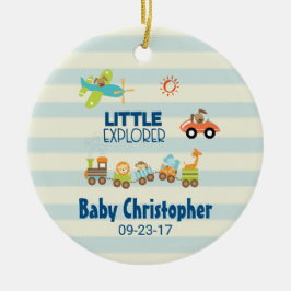 Adorno De Cerámica vagón de tren de juguetes para animales y pequeño 