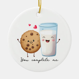 Adorno De Cerámica Valentine Gift Cookie me completa