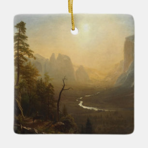Adorno De Cerámica Valle de Yosemite, rastro del punto del glaciar