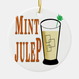 Adorno De Cerámica Vamos a julep de menta