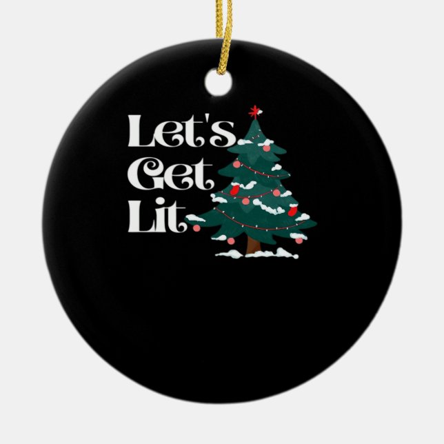 Adorno De Cerámica Vamos a ponernos clásicos (Frente)