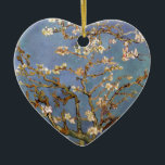 Adorno De Cerámica Van Gogh Almond Blossom<br><div class="desc">Serie de pintura natural Vincent Van Gogh - Florencia de almendras en tonos azules</div>