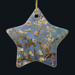 Adorno De Cerámica Van Gogh Almond Blossom<br><div class="desc">Serie de pintura natural Vincent Van Gogh - Florencia de almendras en tonos azules</div>