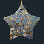 Adorno De Cerámica Van Gogh Almond Blossom<br><div class="desc">Serie de pintura natural Vincent Van Gogh - Florencia de almendras en tonos azules</div>