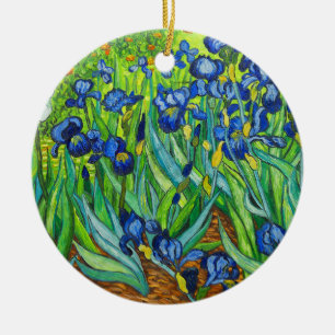 Adorno De Cerámica Van Gogh Irises