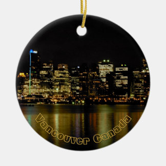 Adorno De Cerámica Vancouver Canadá Ornament Personalizado Vancouver