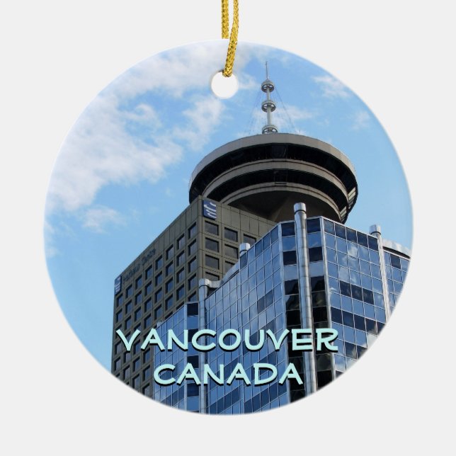 Adorno De Cerámica Vancouver Canada Ornament Vancouver Souvenirs (Frente)