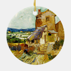 Adorno De Cerámica VanGogh - El viejo molino