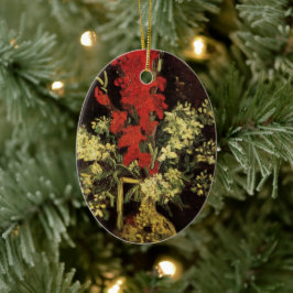 Adorno De Cerámica Vase con Gladioli, Carnations de Vincent van Gogh