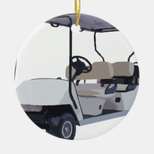 Adorno De Cerámica Vayamos a Golfing