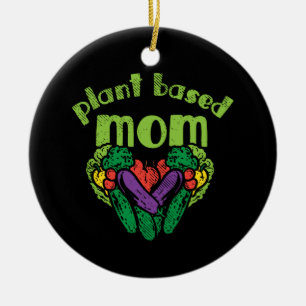 Adorno De Cerámica Vegan - Mamá Basada En Plantas