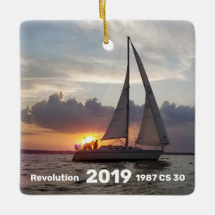 Adorno De Cerámica Vela Revolución 2019
