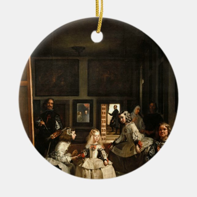 Adorno De Cerámica VELÁZQUEZ - Las Meninas 1656 (Frente)