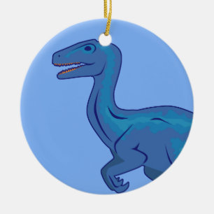 Adorno De Cerámica Velociraptor