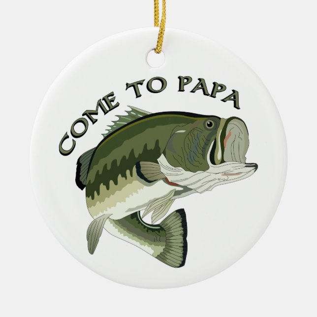 Adorno De Cerámica Ven a papá (Frente)