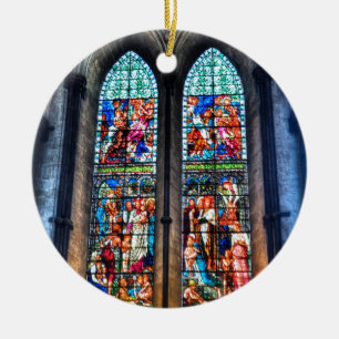 Adorno De Cerámica Ventanas de vidrio templado, Catedral de Salisbury