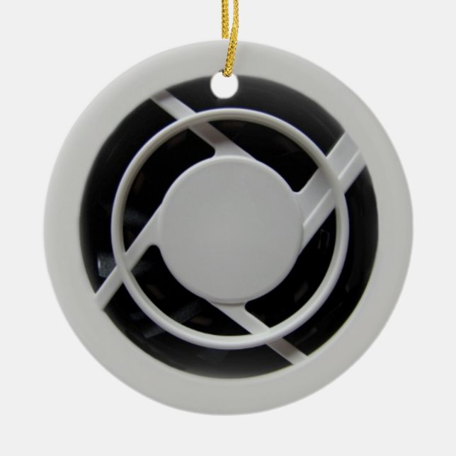 Adorno De Cerámica Ventilador de enfriamiento electrónico falso (Frente)