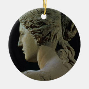 Adorno De Cerámica Venus de Milo, detalle de la parte posterior de la