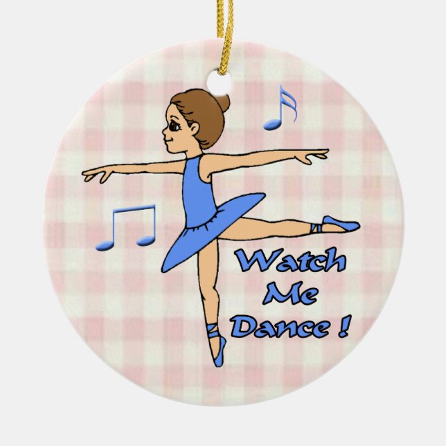 Adorno De Cerámica Ver mi baile (Frente)