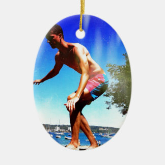 Adorno De Cerámica Verano Sun Slacklining