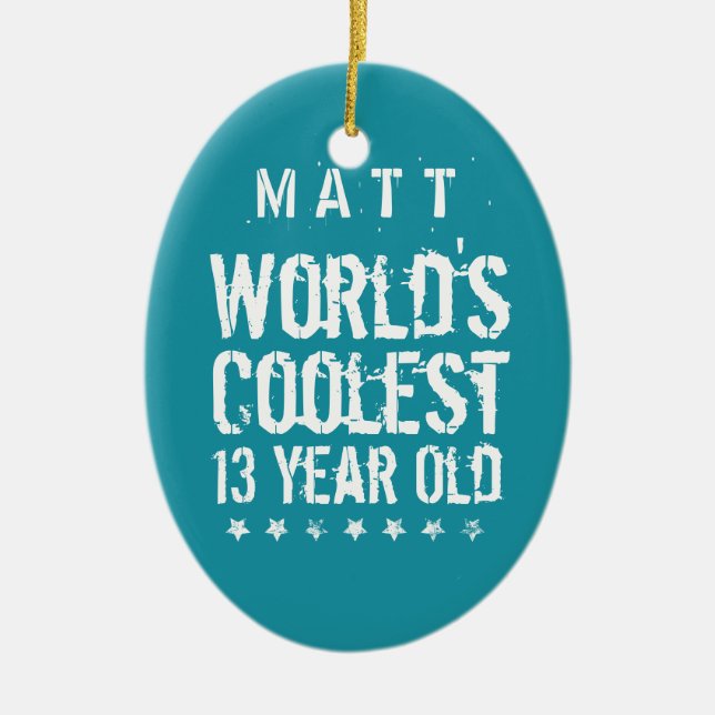 Adorno De Cerámica verde azulada Z13, el más frío del mundo desde hac (Frente)