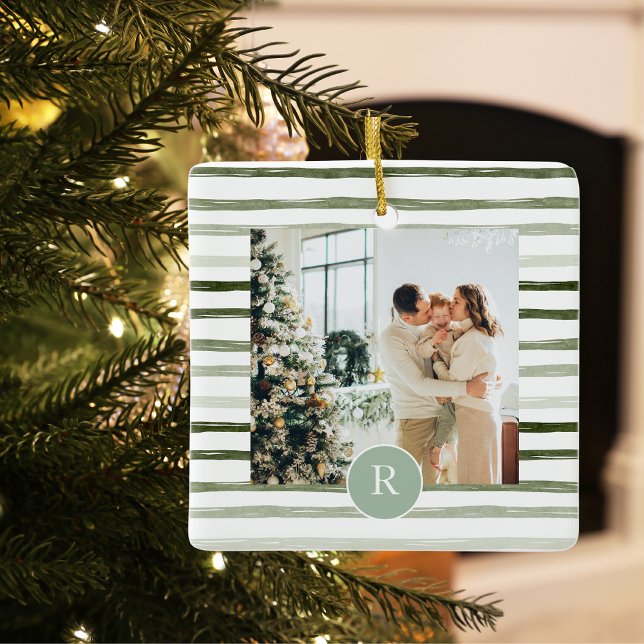 Adorno De Cerámica Verde moderno | Foto familiar | Inicial (Subido por el creador)