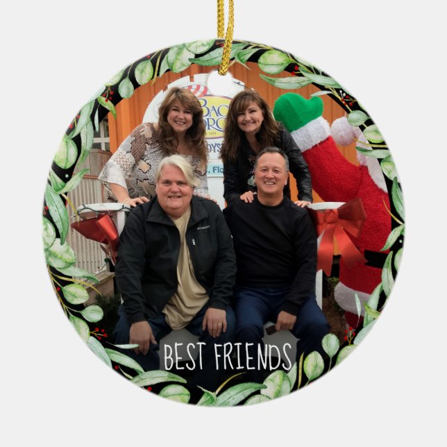 Adorno De Cerámica Verdor (Frente)