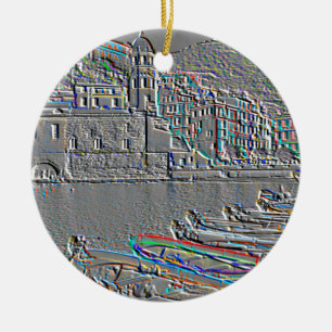 Adorno De Cerámica Vernazza, Cinque Terre centro al puerto accidente