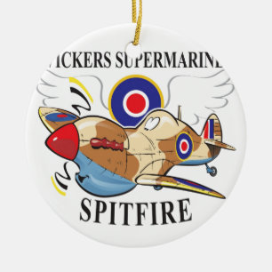 Adorno De Cerámica versión tropical de spitfire