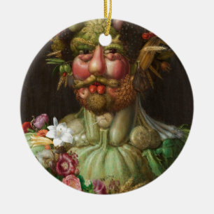 Adorno De Cerámica Vertumnus de Giuseppe Arcimboldo (1590)