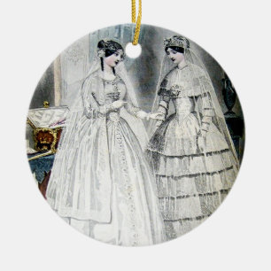 Adorno De Cerámica Vestido Boda de Victoria