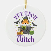 Vet Tech Witch Veterinario Técnico Halloween
