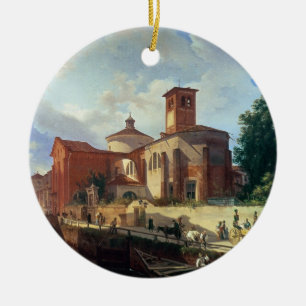 Adorno De Cerámica Vía Fatabene Fratelli, Milano, 1830