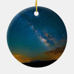 Adorno De Cerámica Vía láctea sobre Taos, New México