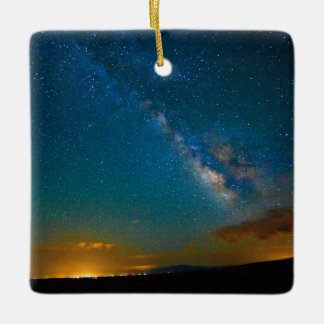 Adorno De Cerámica Vía Láctea sobre Taos, Nuevo México
