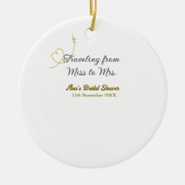 Adorno De Cerámica Viajar de soltera a señora despedida de soltera ag