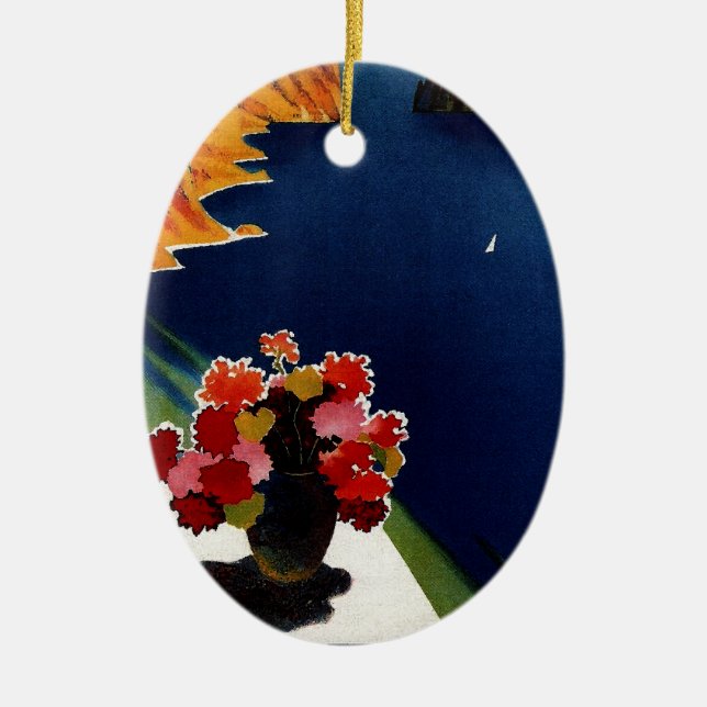 Adorno De Cerámica Viaje de Capri Italia (Frente)