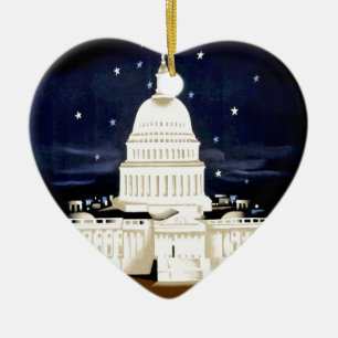 Adorno De Cerámica Viaje de Washington DC