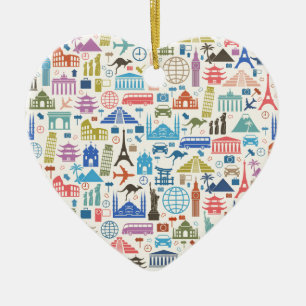 Adorno De Cerámica viaje en el mundo