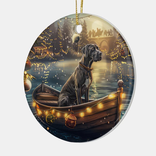 Adorno De Cerámica Viaje festivo de los grandes Navidades daneses (Izquierda)