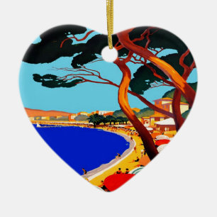 Adorno De Cerámica Viaje francés en la Costa Azul