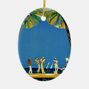 Adorno De Cerámica Viaje francés en la Costa Azul