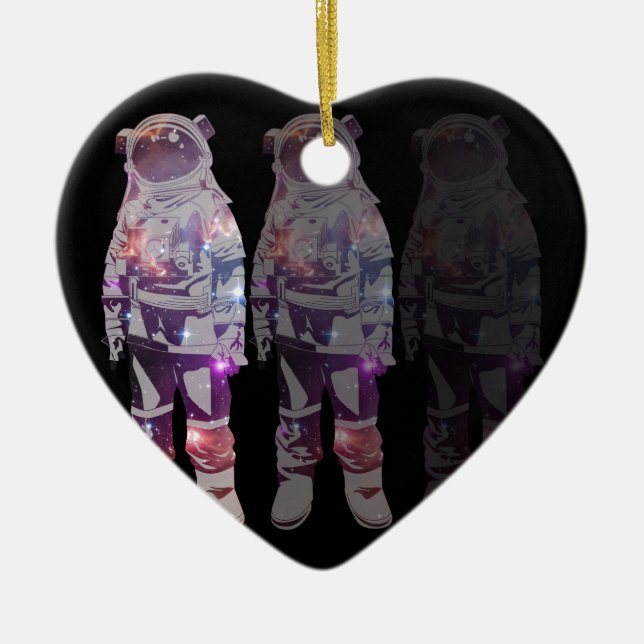 Adorno De Cerámica Viajero galáctico (Frente)