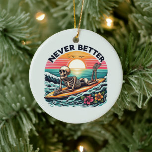 Adorno De Cerámica Vibes de verano de Skeleton - Nunca mejor (2)