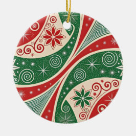Adorno De Cerámica Vibraciones de Navidad