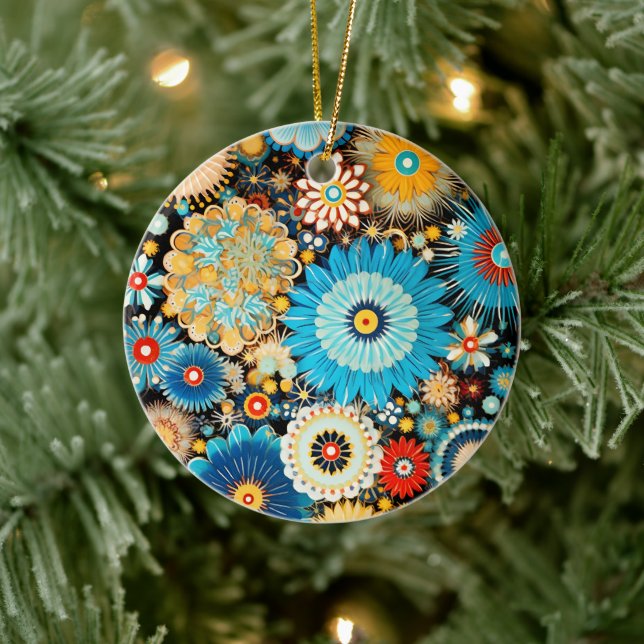 Adorno De Cerámica Victorian Millefiori Elegance (Árbol)