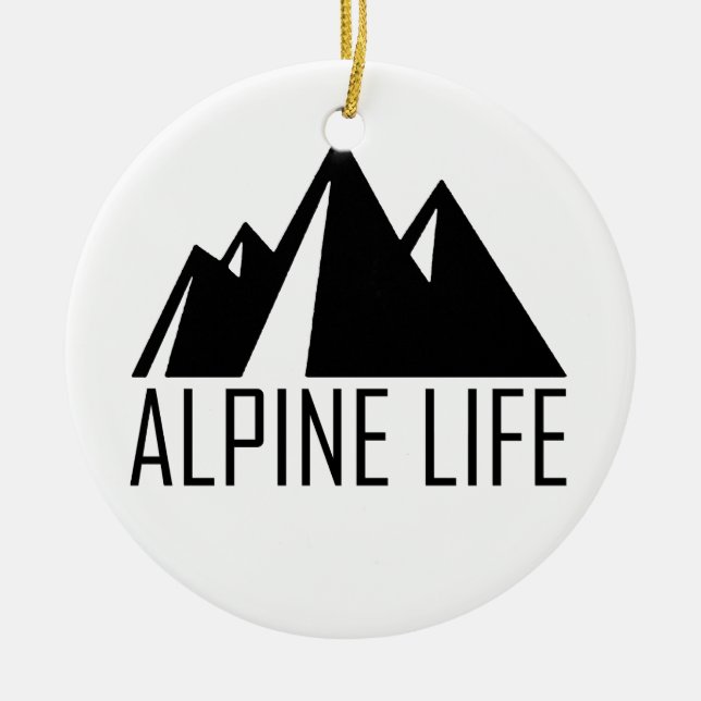 Adorno De Cerámica Vida alpina (Frente)