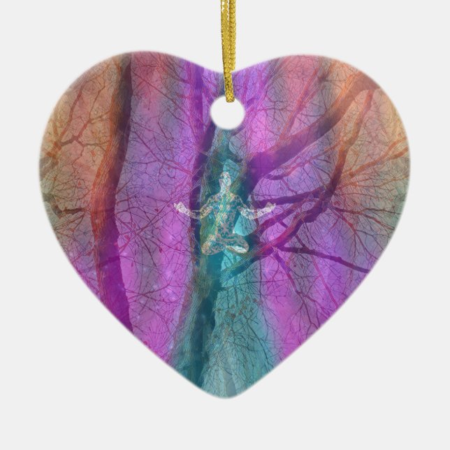 Adorno De Cerámica Vida colorida (Frente)