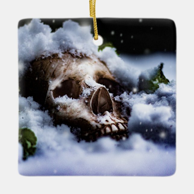 Adorno De Cerámica Vida de invierno IV (Anverso)