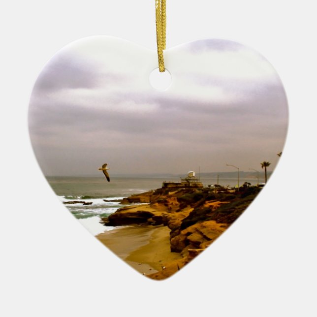 Adorno De Cerámica Vida de La Jolla (Frente)